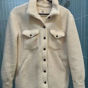 Marine Layer Cream Teddy Jacket